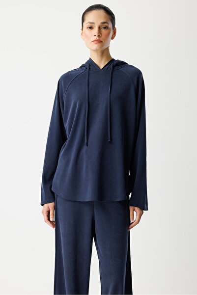 ŞEYMA COŞKUN Biye Detaylı Takım Lacivert