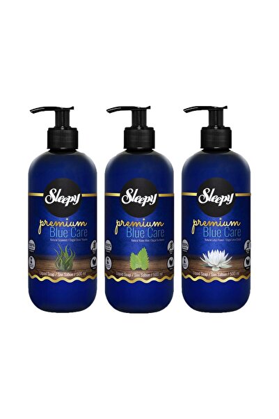 Sleepy Premium Blue Care Liquid Soap 500 ml Set