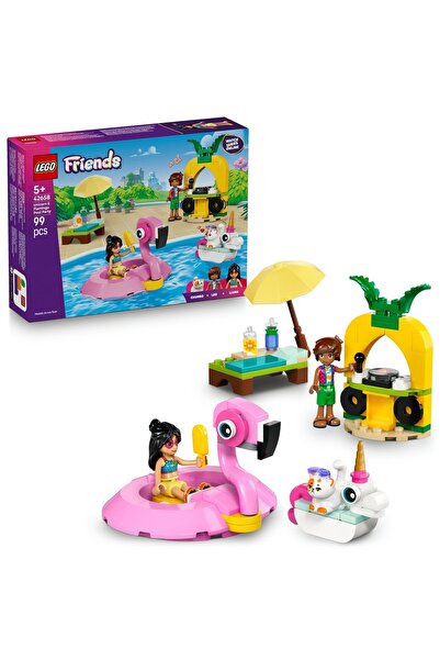 LEGO Set LEGO Friends - Petrecere la piscină cu unicornul şi flamingo (42658)