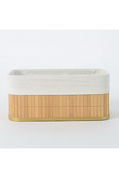 KOÇTAŞ İçi Kumaş Bambu Sepet S