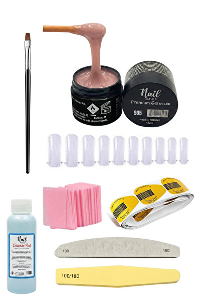 Nail Master Protez Tırnak Uv Jel Seti 905 nude