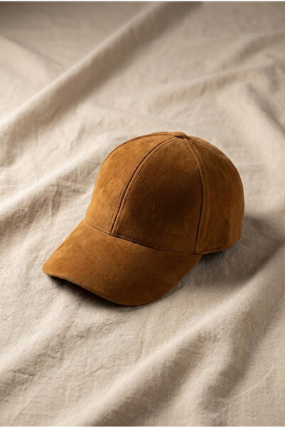 OnMyHead Коричнева замшева кепка