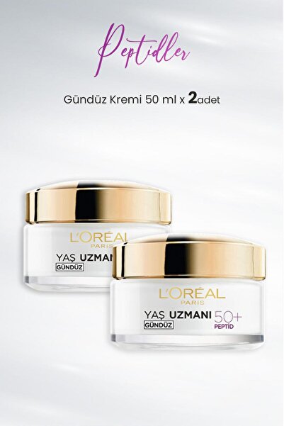 L'Oreal Paris Loreal Paris Yaş Uzmanı Kırışıklık Karşıtı Gündüz Kremi 50+ Pep...