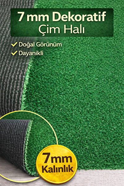 Nurteks Balkon Bahçe Suya Dayanıklı 7mm Yapay Çim Halı