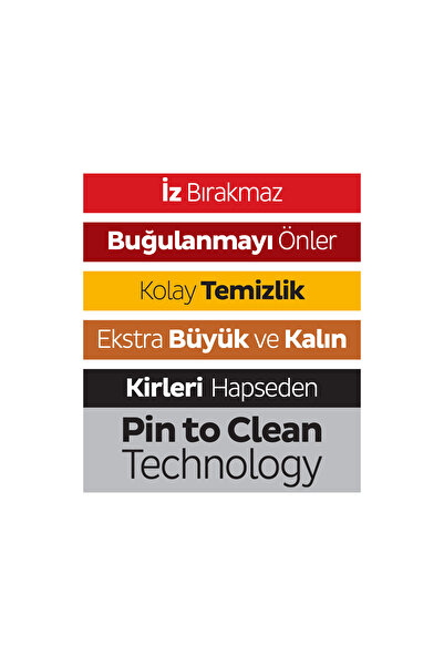Sleepy Easy Clean Premium Arap Sabunu Katkılı Yüzey Temizlik Havlusu Mendili 100 Yaprak