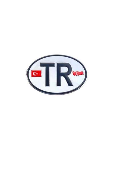 Space Oval Weapon Tr Turkey 125X85 mm with Coat of Arms Flag / Yaciy181