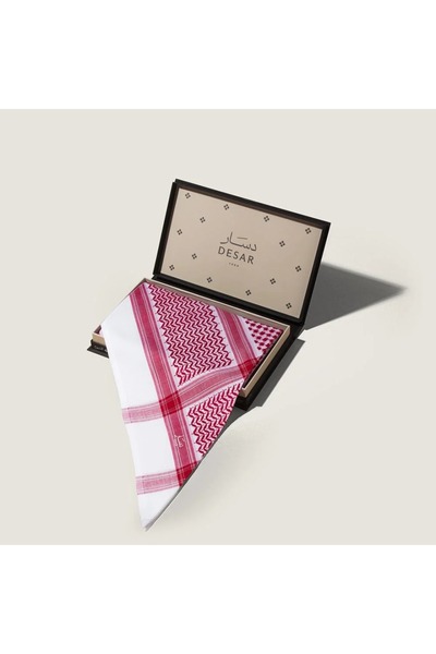 Gerenic شماغ دسار الشيوخ أحمر