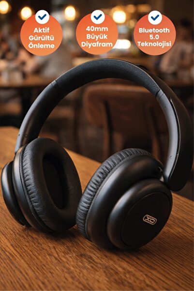 Xo Kablosuz Kulak Üstü Kulaklık BE40 | BT5.0,Gürültü Engelleyici Mikrofon,(30...