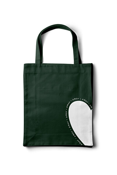 INKD Gabardine Cloth Bag – Amor Half Heart Design - 35X40