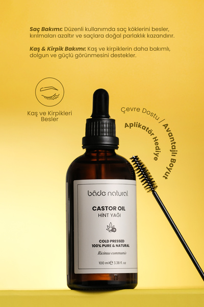 Bade Natural Hint Yağı Soğuk Sıkım %100 Saf 100 Ml