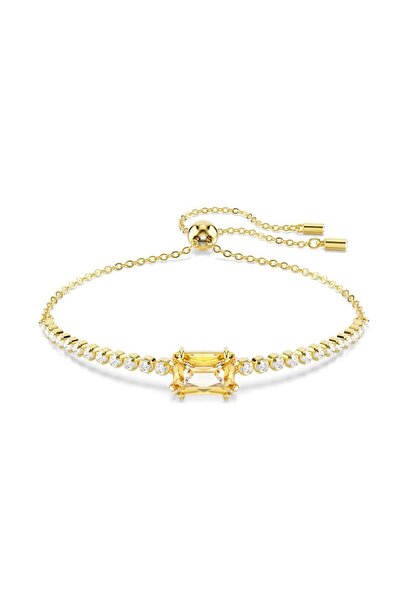 Swarovski Matrix Tennis bileklik, Karışık kesimler, Caramel