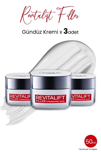 L'Oreal Paris Loreal Paris Revitalift Filler Hyaluronik Asit Gündüz Kremi 50m...