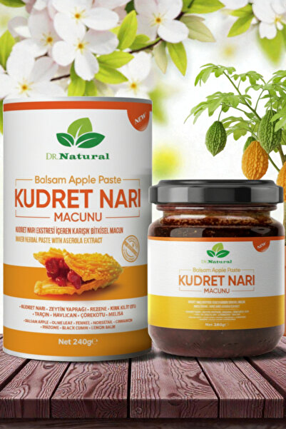 DRNATURAL Kudret Narı Macunu Bal Keçiboynuzu Bitki Karışımlı Bitter Melon Macun 240 Gr
