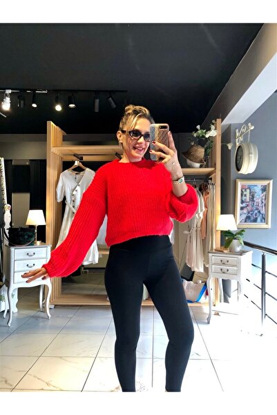 Gözde Tasarım Butik Women's Red Color Pomegranate Flower Crocheted Bicycle Ne...