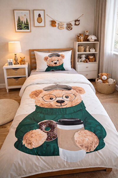 Evmila Set cuvertură de pilota cu model de pluș pe două fețe, fără cearșafuri...