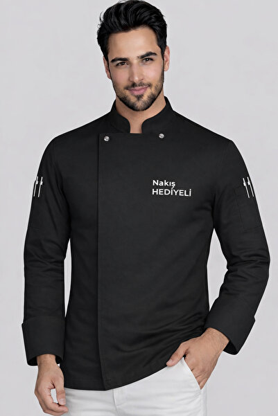 Üniformanya İsim Hediyeli Aşçı Ceketi Aşçı Ceketleri Şef Ceketi Aşçı Kıyafetl...