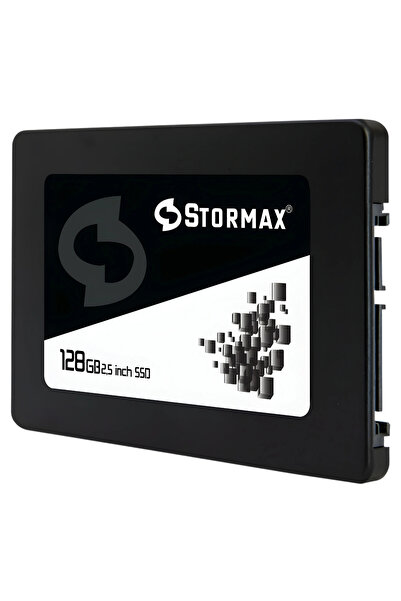 stormax 128GB SSD 2,5" Sata3 550-530MB/S Black SERI-SMX-SSD30BLCK/128G