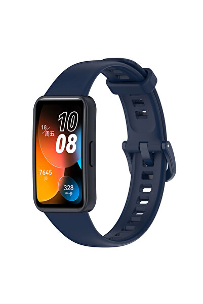 LEWUFOR Huawei Band 8/9/10 Uyumlu Renkli Tokalı Silikon Akıllı Saat Kordon A+...