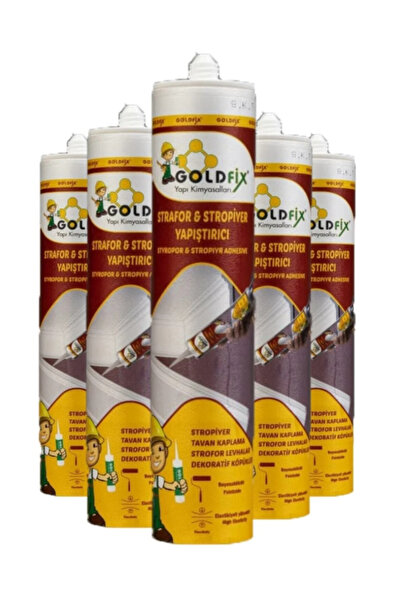 Çukurova 10 Adet Strafor Stropiyer Kartonpiyer Köpük Yapıştırıcısı Tavan Kapl...