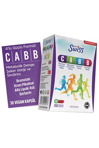 Bork Swiss Natural Swiss Bork Cabb 30 Kapsül Iştah Kesici Kan Ve Şeker Düzenl...