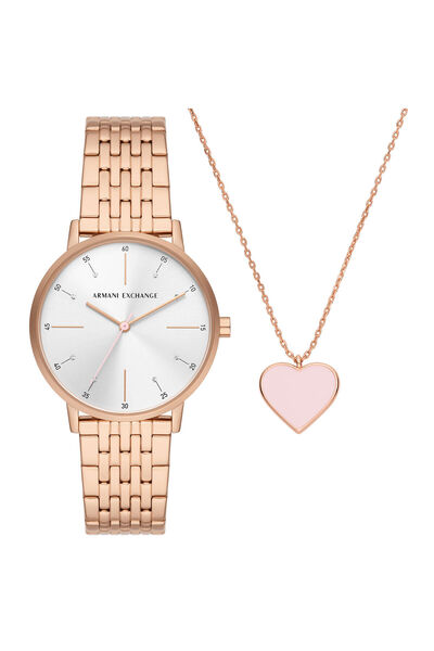 Armani Exchange AX7145SET Kadın Kol Saati ve Kolye Seti
