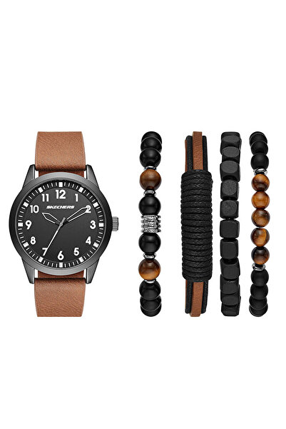 SKECHERS SR9065 Erkek Set Kol Saati ve Bileklik