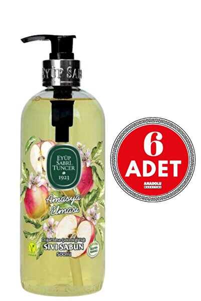 Eyüp Sabri Tuncer Amasya Apple Liquid Soap 500 ml X 6 Pieces