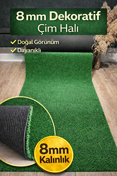 Nurteks 8 Mm Yapay Çim Halı 1 Metre X 3 Metre