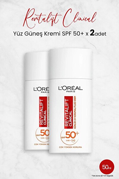 L'Oreal Paris Loreal Paris Revitalift Clinical SPF 50+ Yüz Güneş Kremi 50 ml ...