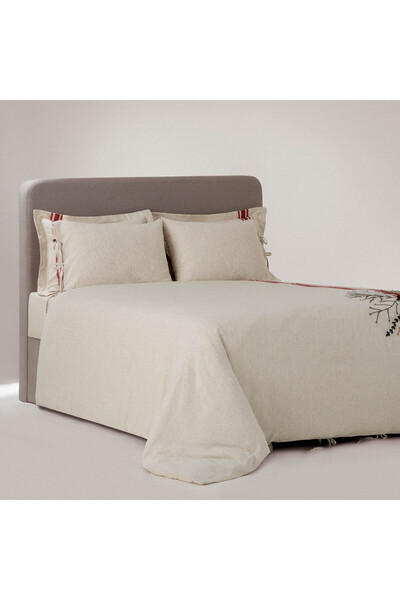 Ecocotton Charla Battal Boy Nevresim Takımı %100 Organik Pamuk Kenevir Karışı...