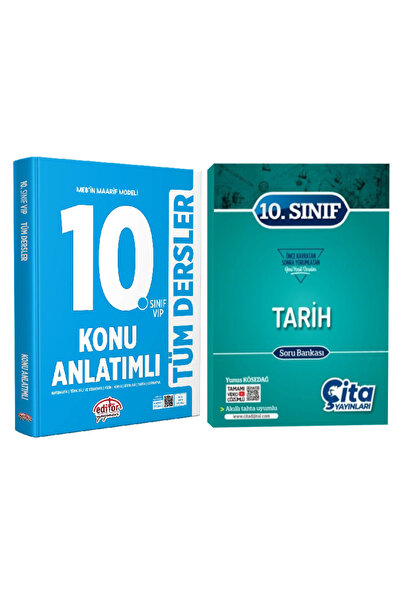 Editör Yayınevi MEB Maarif Modeli 10. Sınıf Tüm Dersler Konu Anlatımlı+Tarih ...