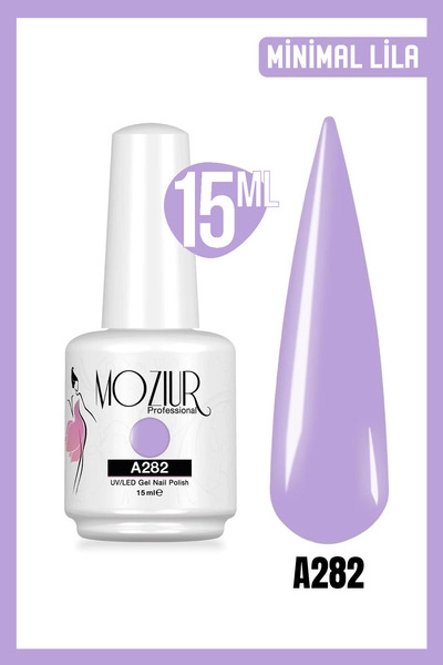 MOZIUR Kalıcı Oje Uv Led A282 (MOR SERİSİ) 15ml