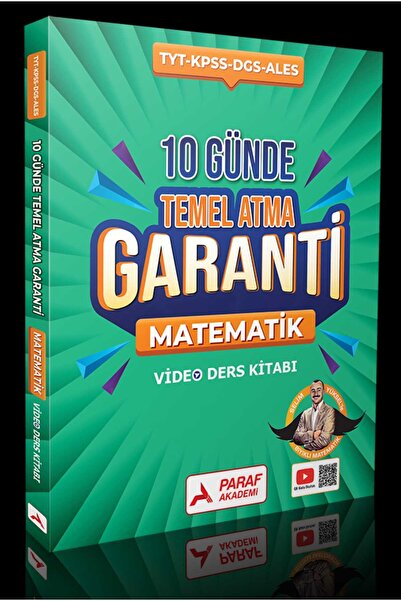 paraf yayınları Paraf Z Takım 2025 Tyt Matematik Bıyıklı Matematik 10 Günde T...