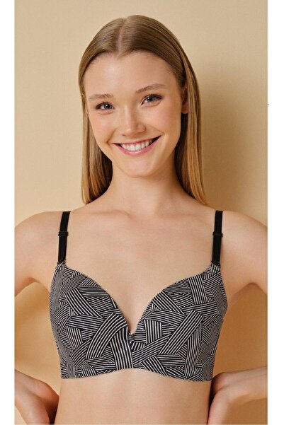 F.K Sutien moale pentru femei FK, tăiat cu laser, fără căptușeală, fără căptu...