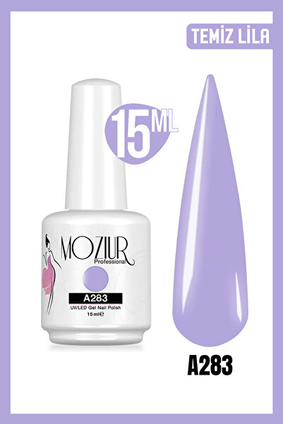 MOZIUR Kalıcı Oje Uv Led A283 (MOR SERİSİ) 15ml