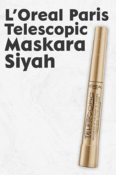 L'Oreal Paris Loreal Paris Telescopic Maskara Siyah
