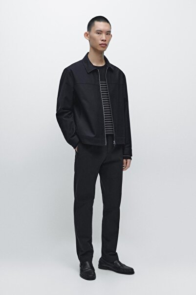 Massimo Dutti Pamuklu slim fit pantolon