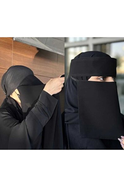 Rooz Medium-sized niqab with a Korean laser-cut bandana headscarf