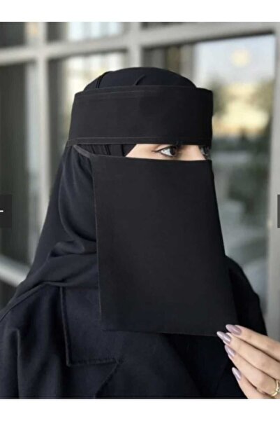 Rooz Royal niqab, plain, made of original Korean fabric