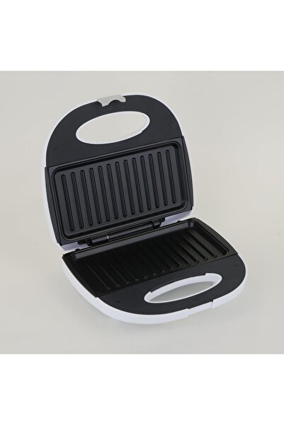 Generic صانعة شطائر من البولي بروبيلين من ألبرتو، طبق أبيض اللون، يتسع لشريحتين