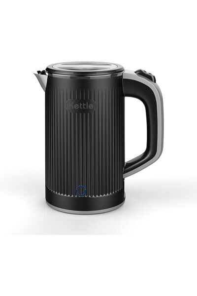 Generic غلاية كهربائية من تازويك سعة 0.8 لتر، غلاية شاي صغيرة محمولة منخفضة ا...