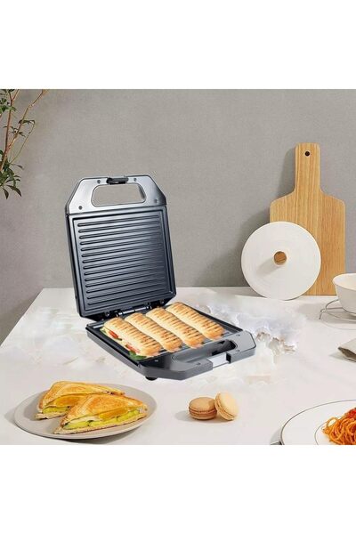 Generic شواية وصانعة سندويشات LYNX ذات 4 شرائح مع مؤشر مزدوج، تحكم في درجة ال...