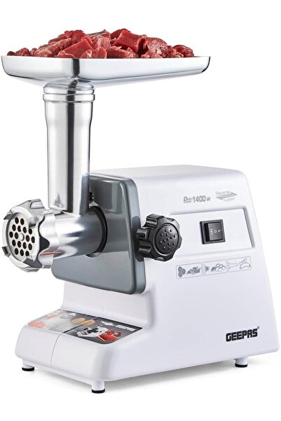 Generic Geepas Electric Meat Grinder, Capacity 1 Kg. White, GMG767