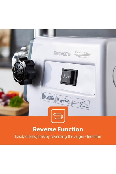 Generic Geepas Electric Meat Grinder, Capacity 1 Kg. White, GMG767