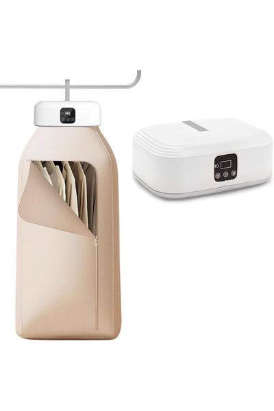 Generic مجفف ملابس محمول من سومكايل، مجفف ملابس كهربائي مع جهاز تحكم عن بعد و...