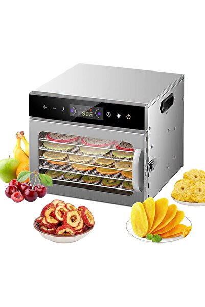 Generic Food Dehydrator Machine, 6 Layer Stainless Steel Trays Jerky Dryer wi...