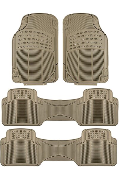 Generic سجادات أرضية سيارات من مجموعة FH، لون بيج، مقاومة للماء (ClimaProof) ...