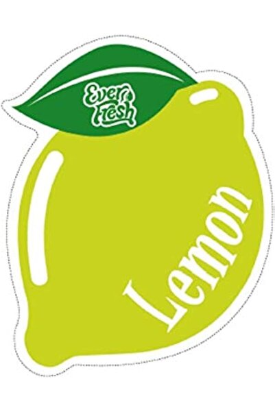 Generic مرآة معلقة من الورق المقوى من إيفر فريش، لون ليمون 1