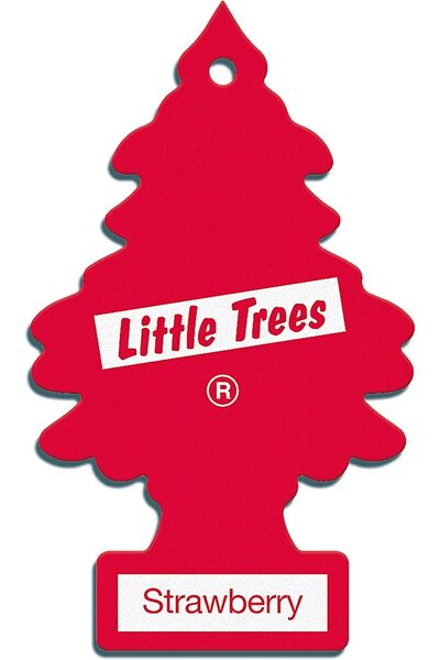 Generic معطر جو ورقي برائحة الفراولة من ليتل تريز، متعدد الألوان، عبوة واحدة،...