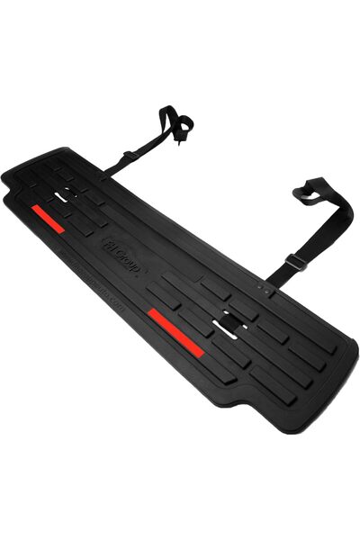 Generic سجادة مطاطية عالمية من FH Group للجزء الخلفي من السيارة (أسود) مع هدي...